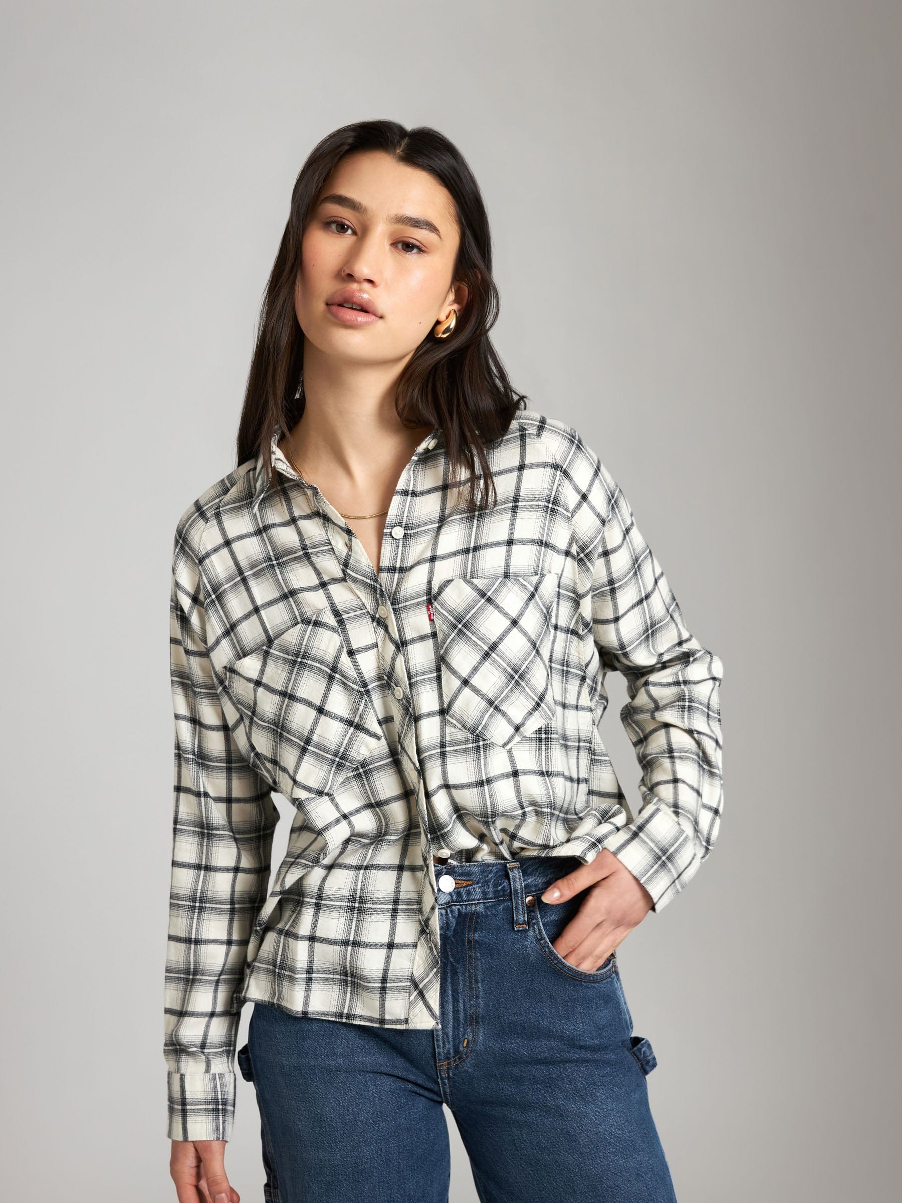 Harrison Plaid Raglan Shirt