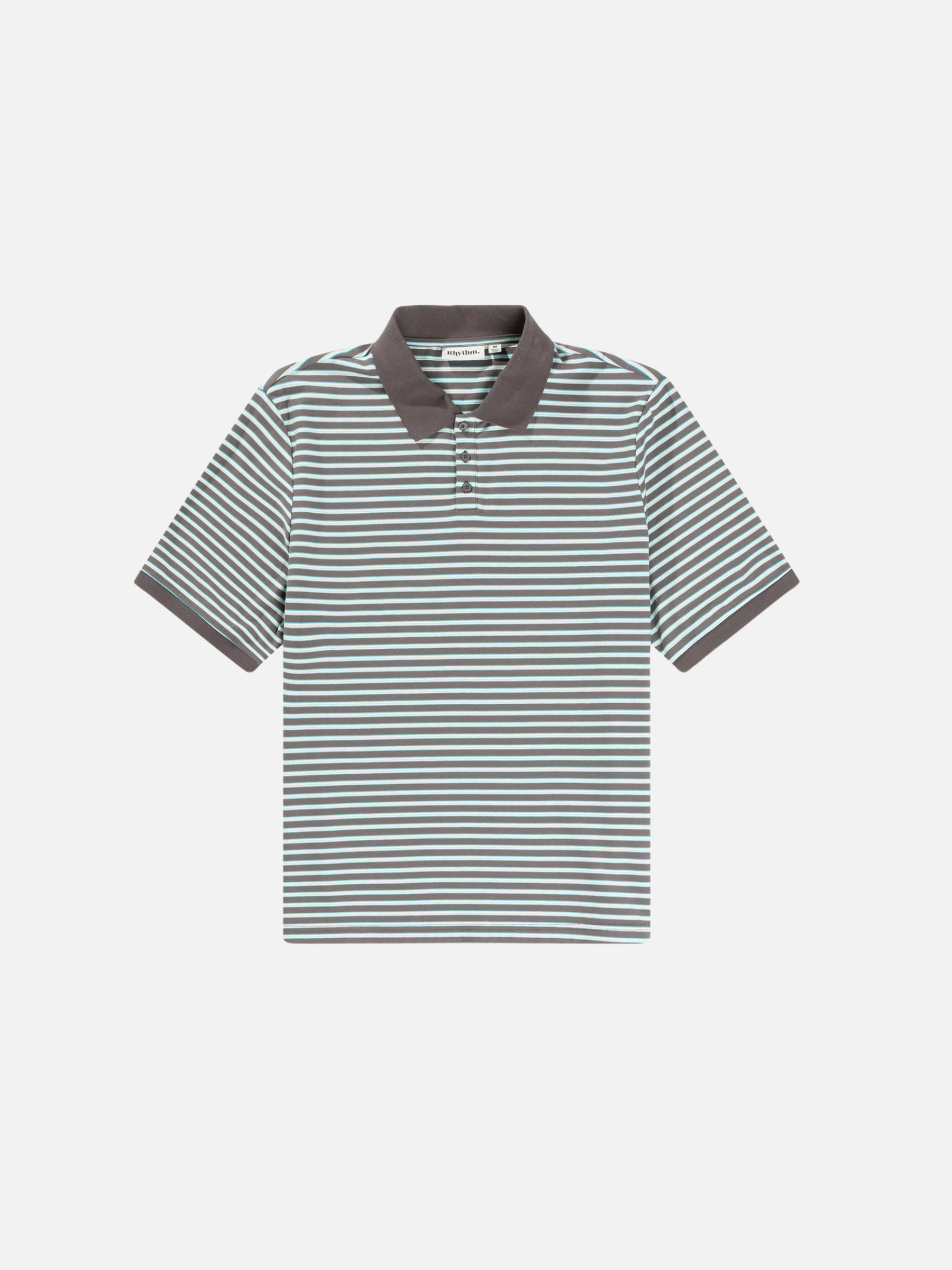 Stripe Short Sleeve Polo