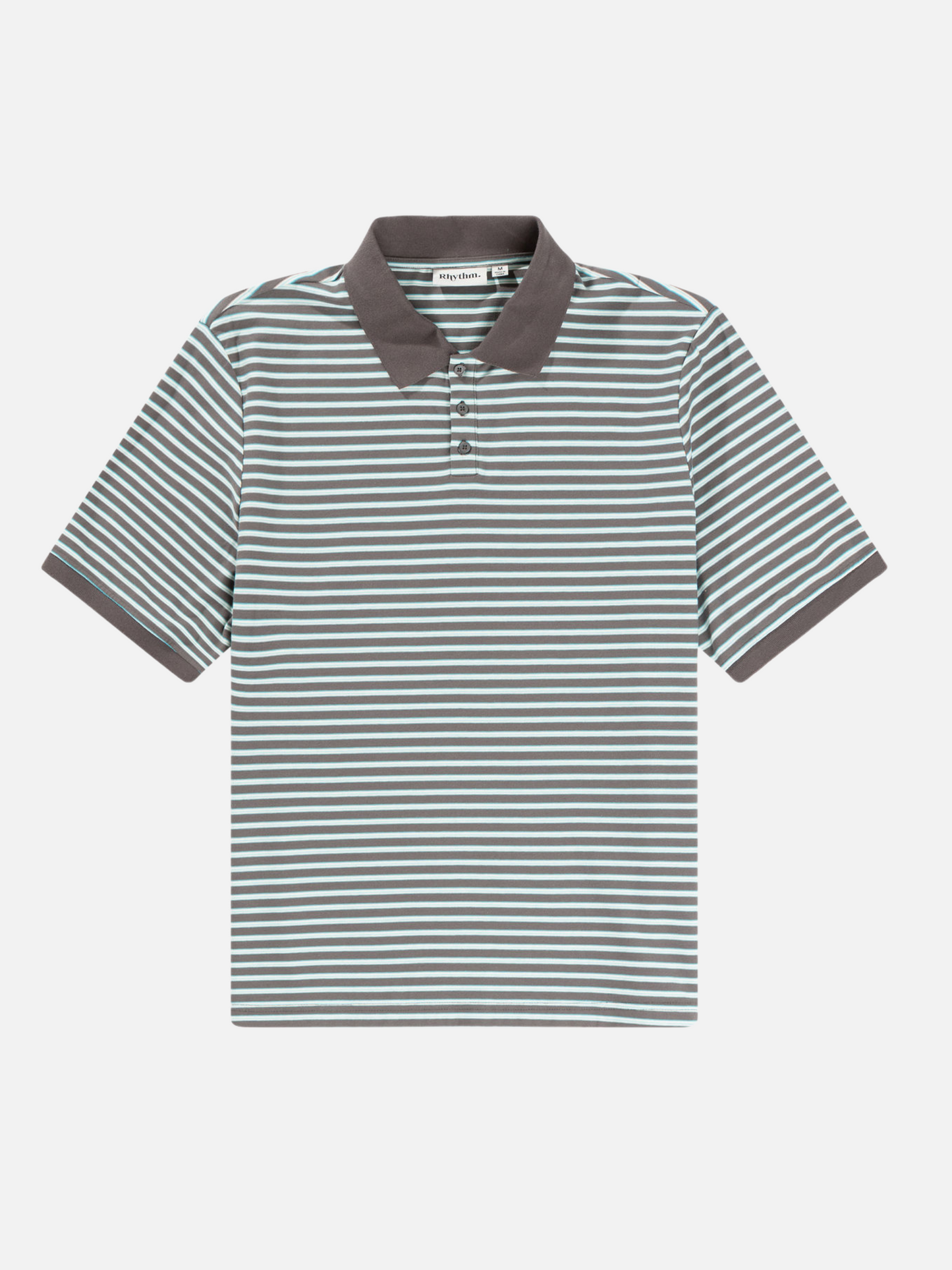 Stripe Short Sleeve Polo