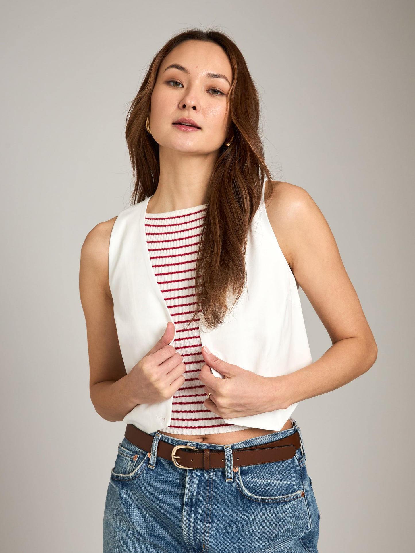 Tyner Stripe Apron Tank