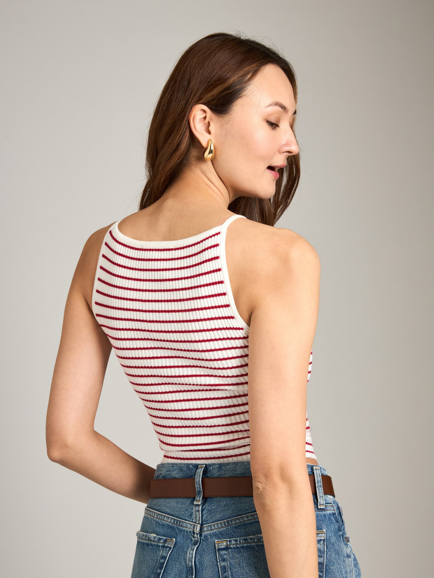 Tyner Stripe Apron Tank