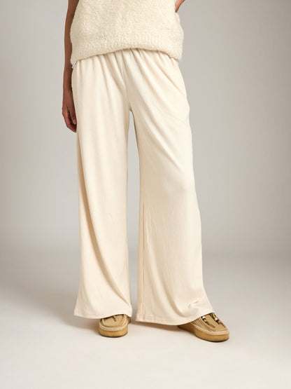 LOVEFINN bottoms Cream / S Ribbed Pant