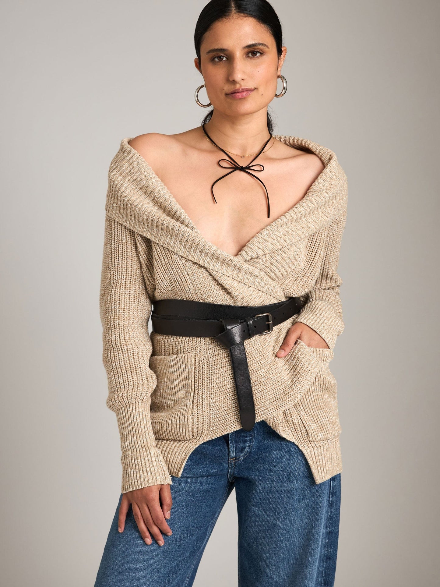 Monk & Lou CARDIGAN M&L COTTON RIB NOLAN GO-TO CARDI