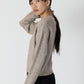 sweater - LYLA + LUXE - Addie Cable Crew - PLENTY