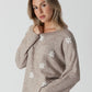 sweater - LYLA + LUXE - Aiden Embroidered Crew - PLENTY