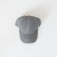 LYLA + LUXE ACCESSORIES Grey Felt Baseball Hat