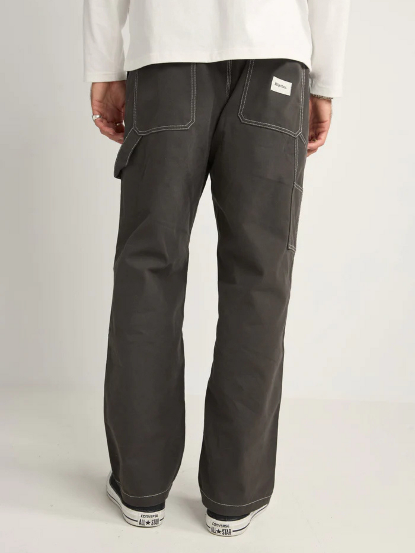 Contrast Stitch Carpenter Pant