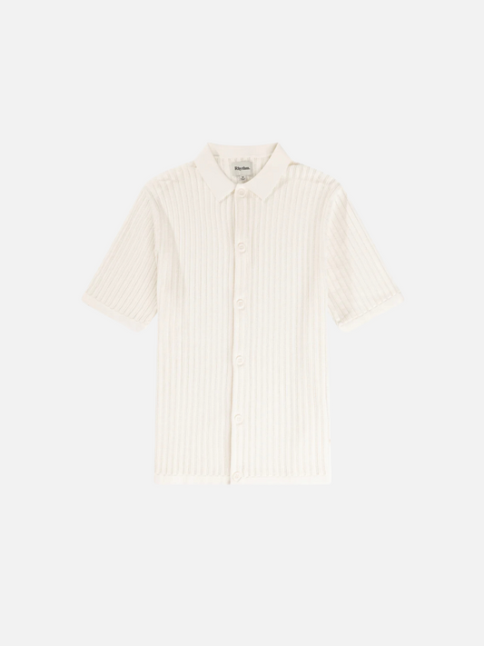 Knit Button Down Polo