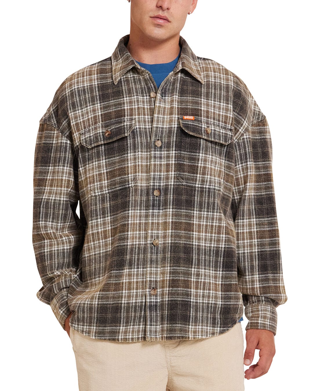 DEUS EX MACHINA M TOPS Vacay Check Shirt