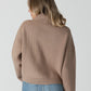 Sweater - LYLA + LUXE - Evolet Rib Mockneck Sweater - PLENTY