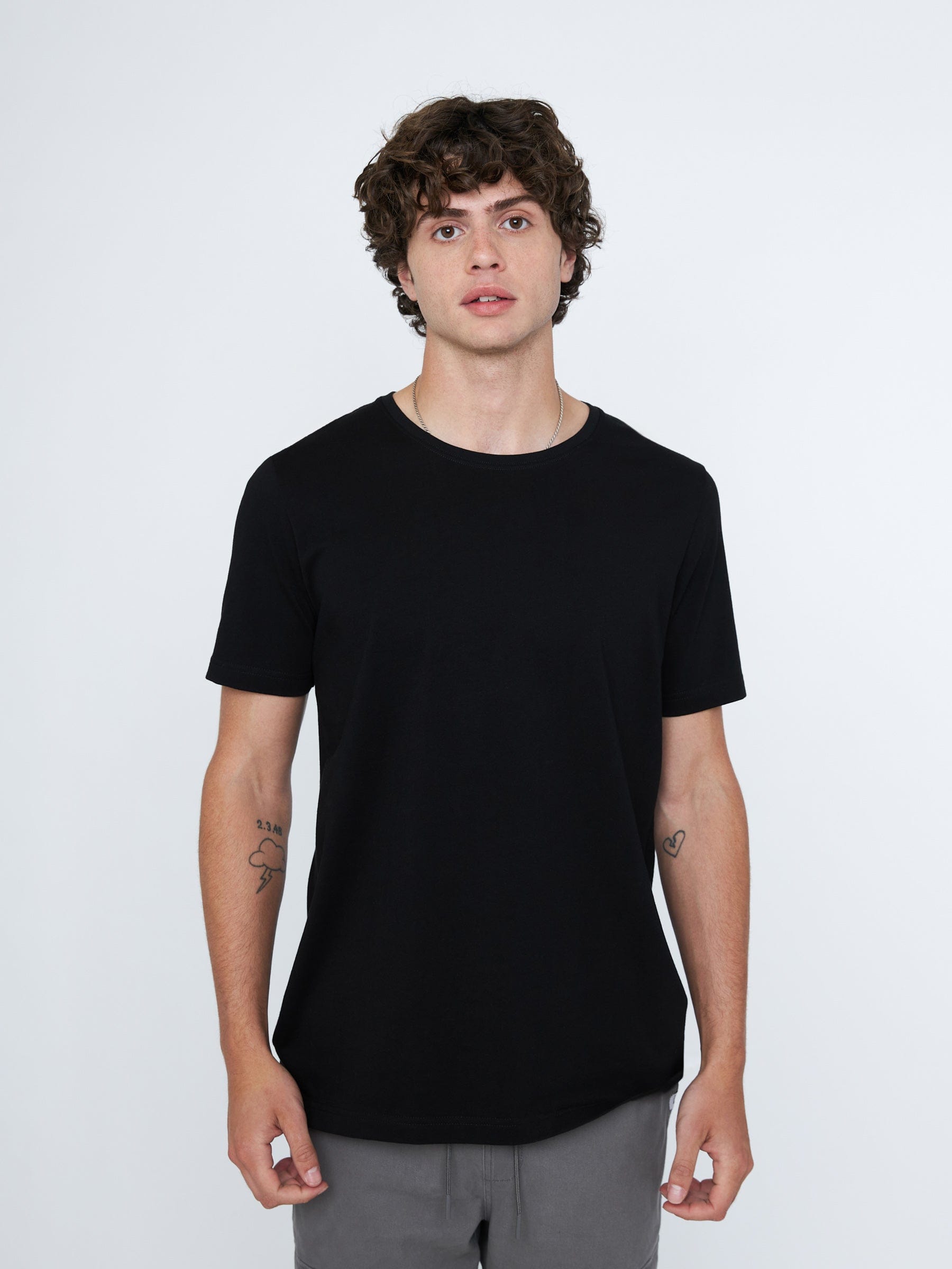 Classic Cotton Jersey Slim Crew Tee