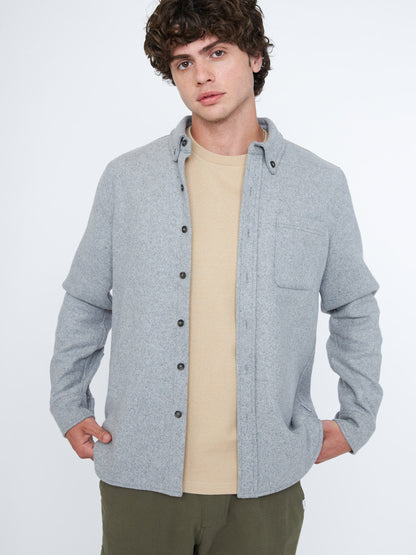 m jackets - ATRIUM - Wool Blend Shacket - PLENTY