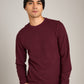 ATRIUM M TOPS Maroon / S Thermal Jersey Longsleeve T-Shirt