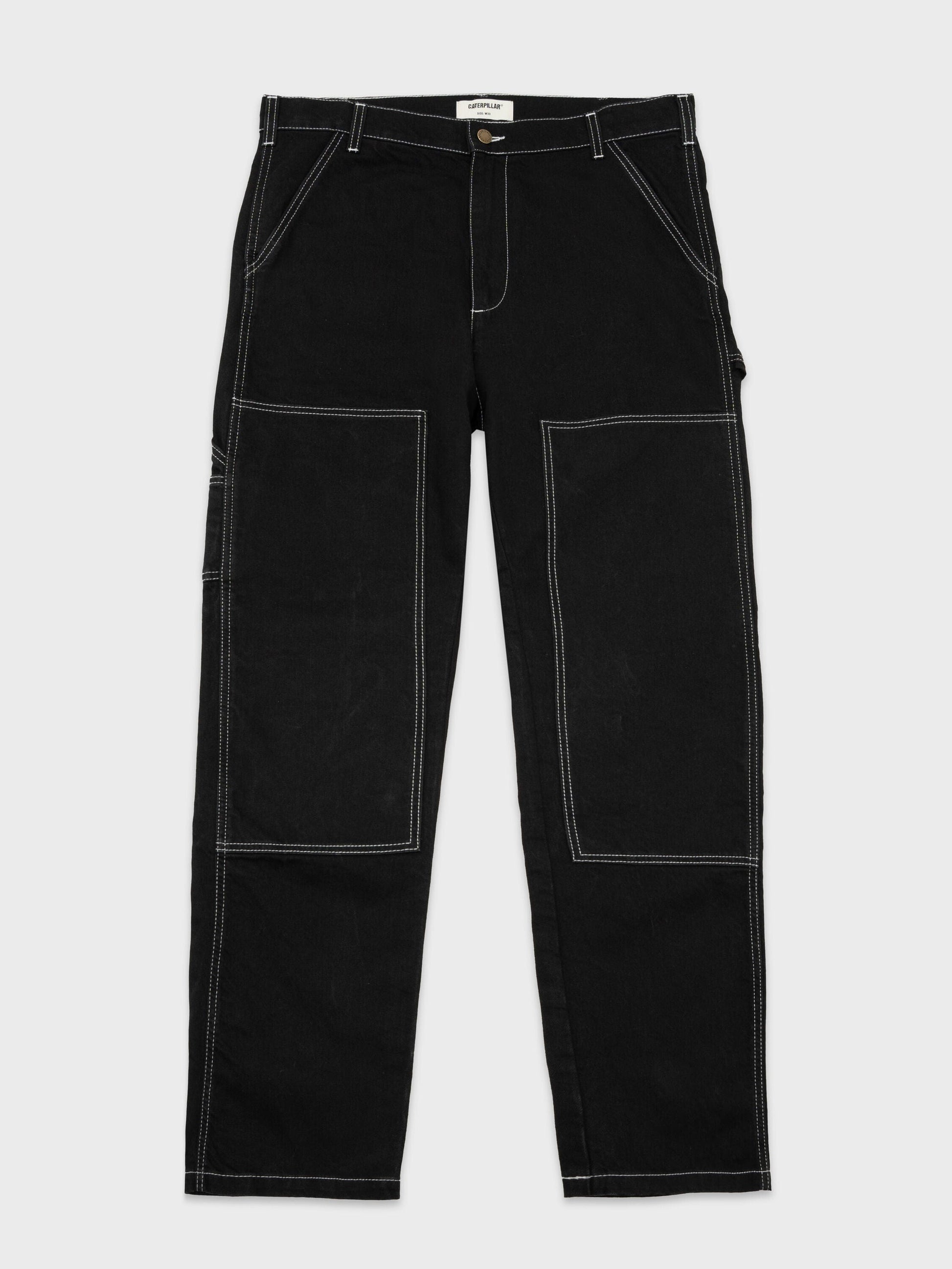 CAT WWR m bottoms Black Denim / 28 Denim Double Knee Pant