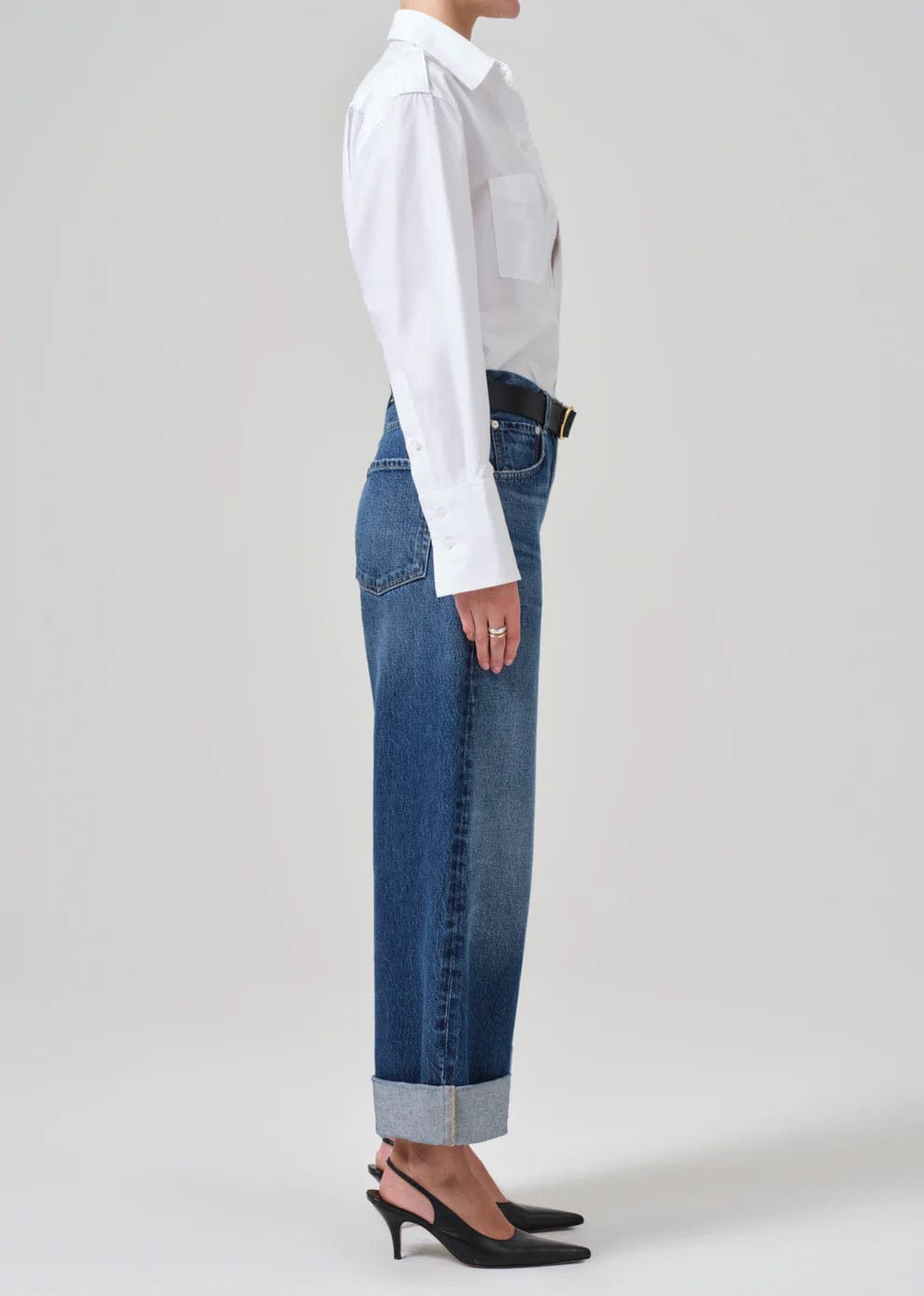 CITIZENS denim Ayla Baggy Cuff Jeans - Claremont