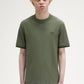 FRED PERRY M TOPS Tipped Cuff Pique Shirt