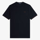 FRED PERRY M TOPS Navy/Carrington Road Brick / S Tipped Cuff Pique Shirt