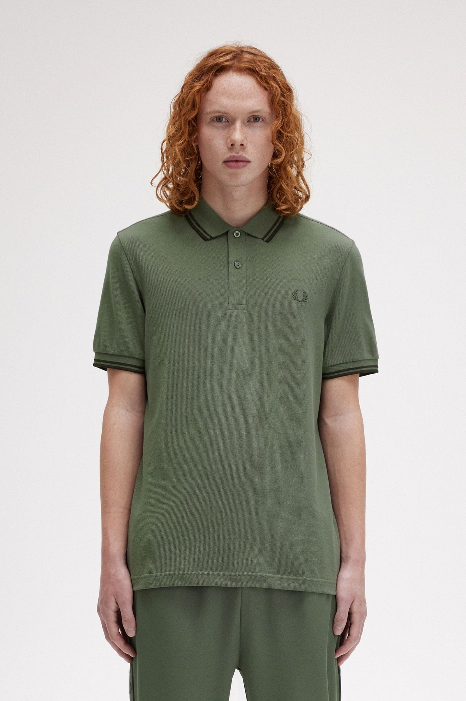 FRED PERRY m tops Twin Tipped Shirt