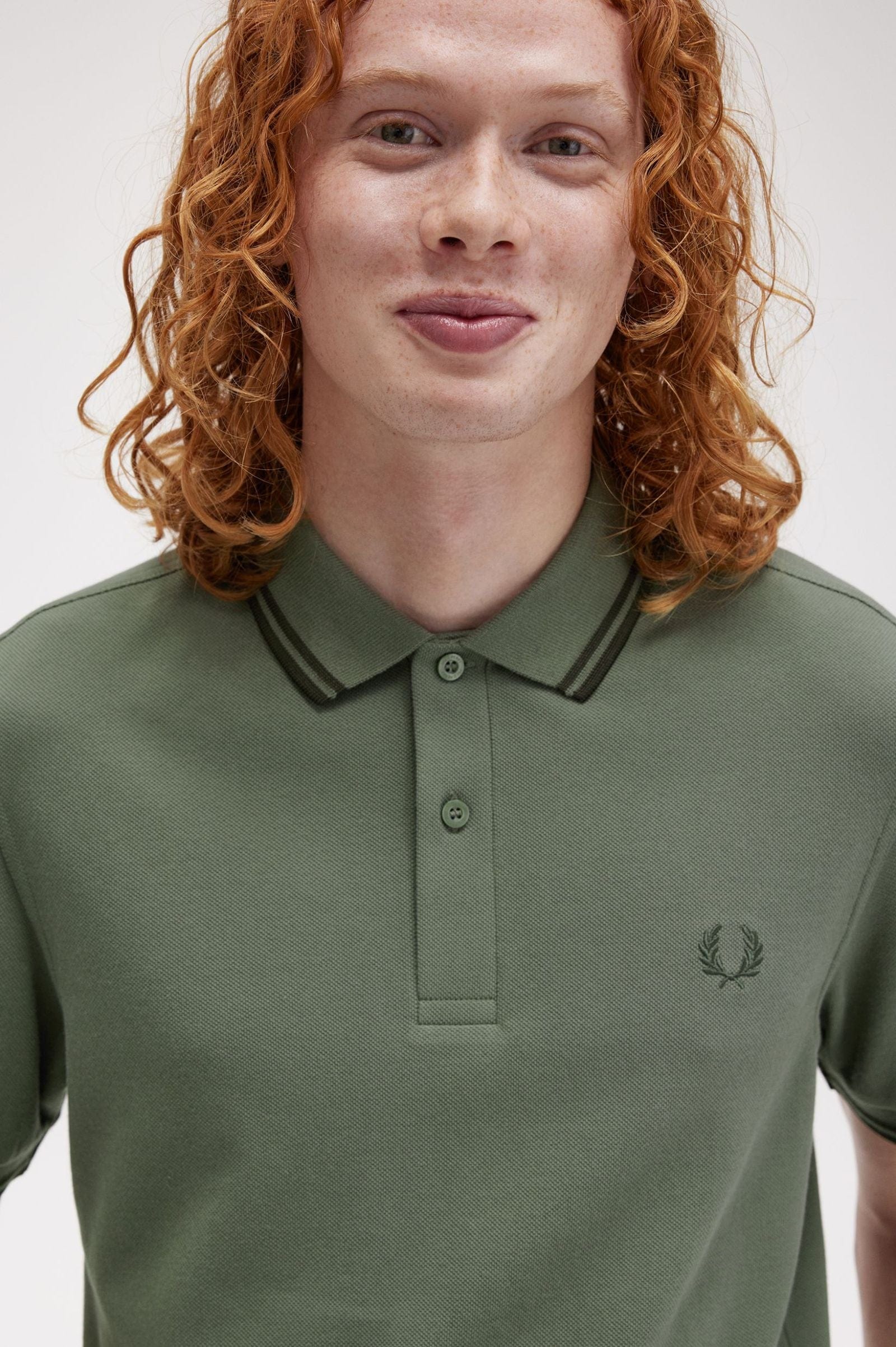 FRED PERRY m tops Twin Tipped Shirt