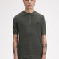 FRED PERRY m tops Waffle Stitch Henley Shirt