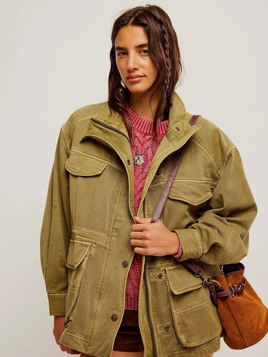 FREE PEOPLE OUTERWEAR Arya Utility Jacket