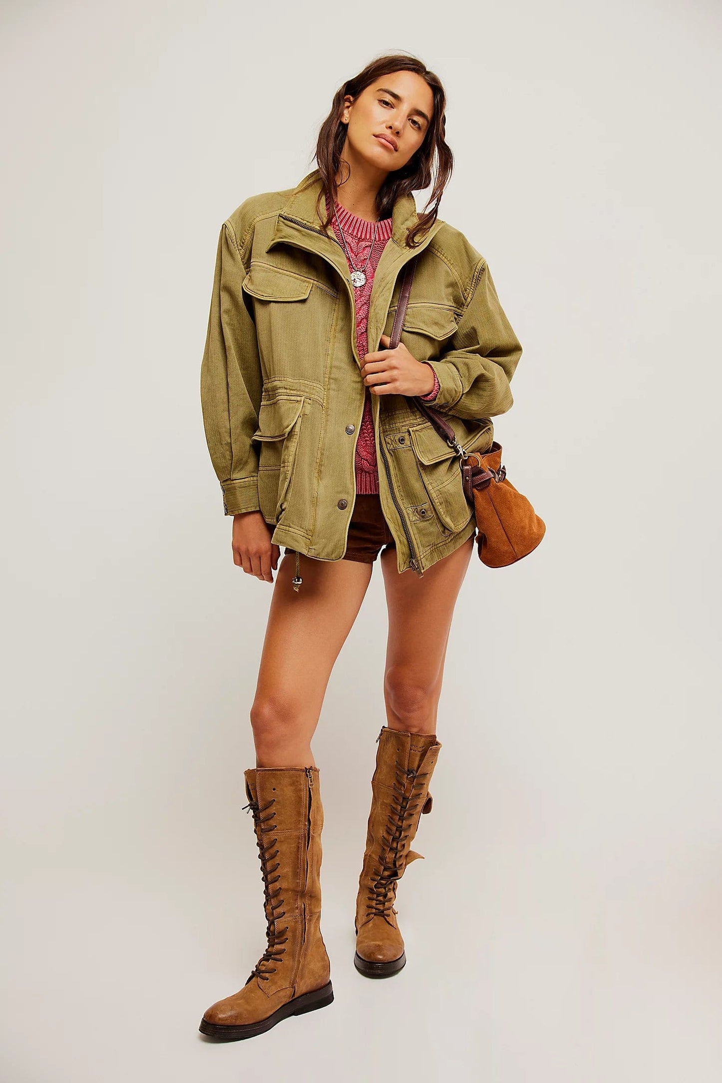 FREE PEOPLE OUTERWEAR Arya Utility Jacket