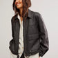 FREE PEOPLE OUTERWEAR Blair Vegan Leather Jacket