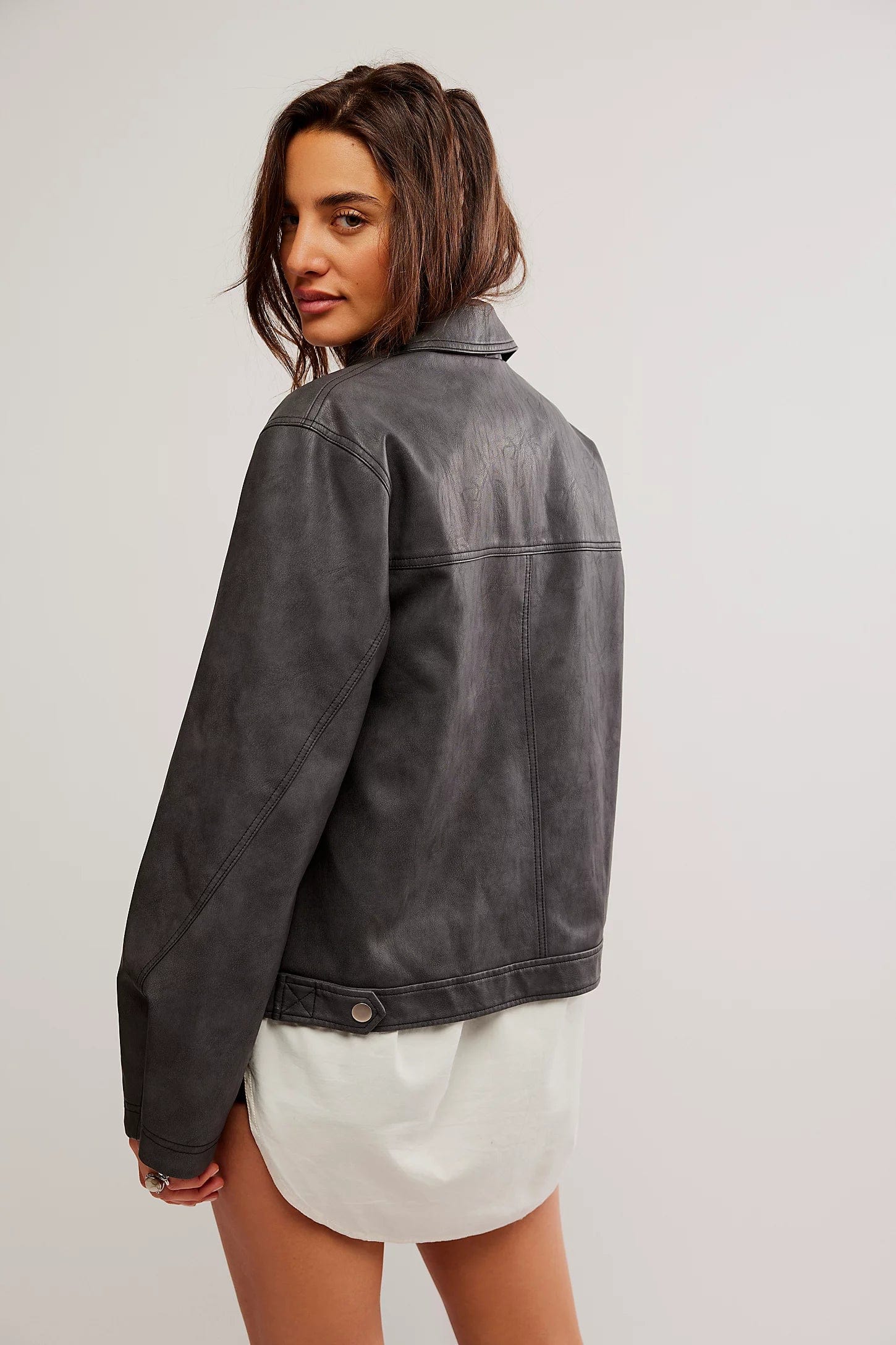 Blair Vegan Leather Jacket