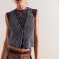 FREE PEOPLE Sweater Close To Me Vests