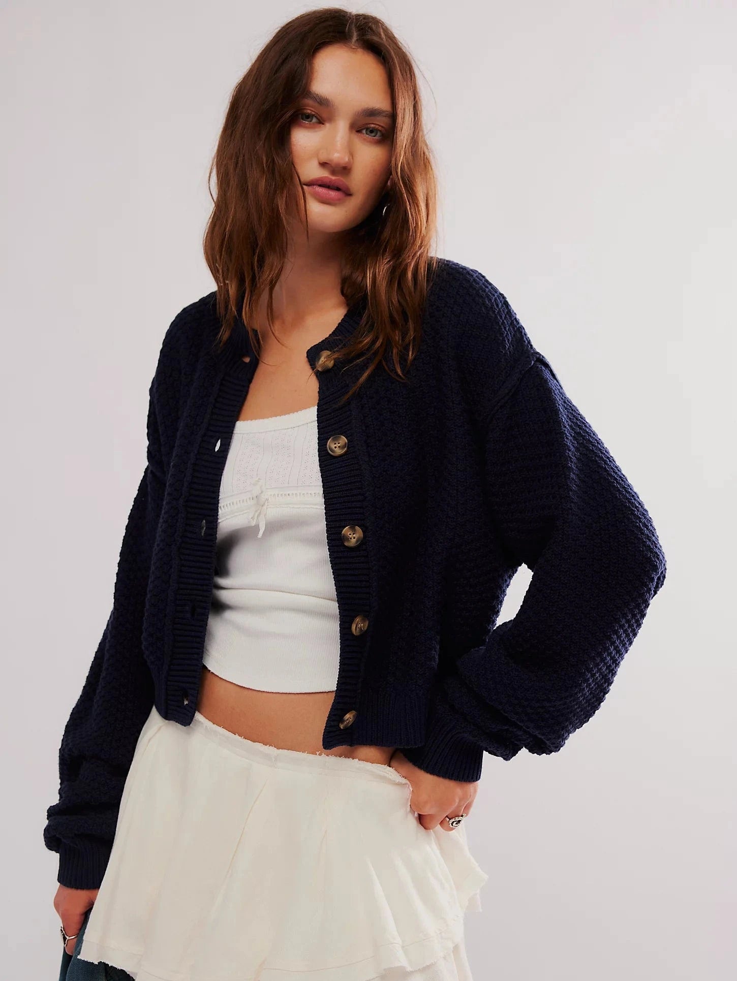 sweater - FREE PEOPLE - Lila Cardi - PLENTY