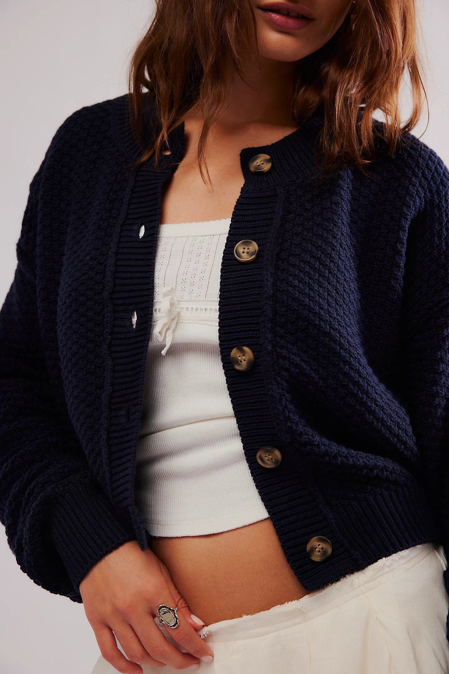 sweater - FREE PEOPLE - Lila Cardi - PLENTY