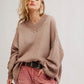 FREE PEOPLE Sweater Maisie V Sweater