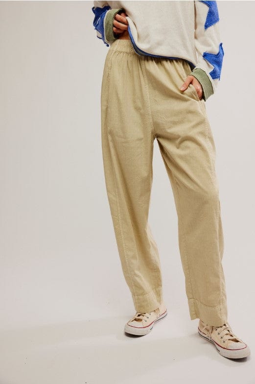 BOTTOMS - FREE PEOPLE - Preppy Poplin Pull On Pant - PLENTY