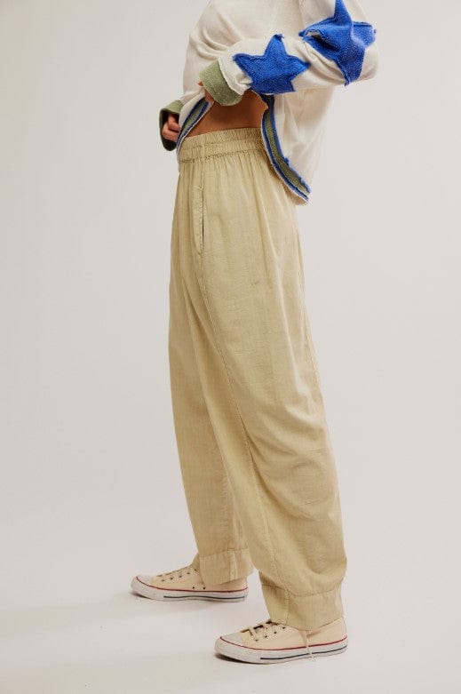 BOTTOMS - FREE PEOPLE - Preppy Poplin Pull On Pant - PLENTY