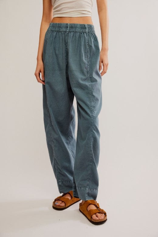 BOTTOMS - FREE PEOPLE - Preppy Poplin Pull On Pant - PLENTY