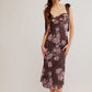 FREE PEOPLE Dresses Printed Got Glam Slip Dress