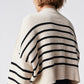 Sweater - FREE PEOPLE - Stripe Easy Street Crop Pullover - PLENTY