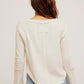 FREE PEOPLE TOPS Swingin Cable Cuff Top