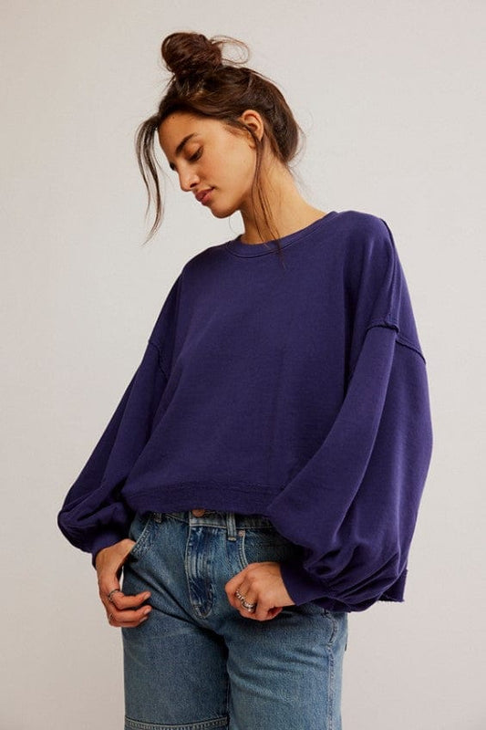 FREE PEOPLE sweater Eclipse / XS Trish Sweatshirt