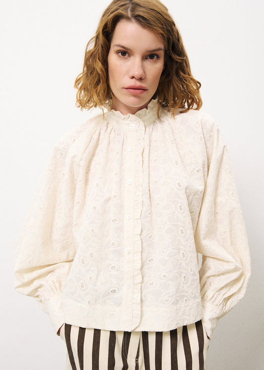 FRNCH TOPS Cream / XS Elianne Blouse