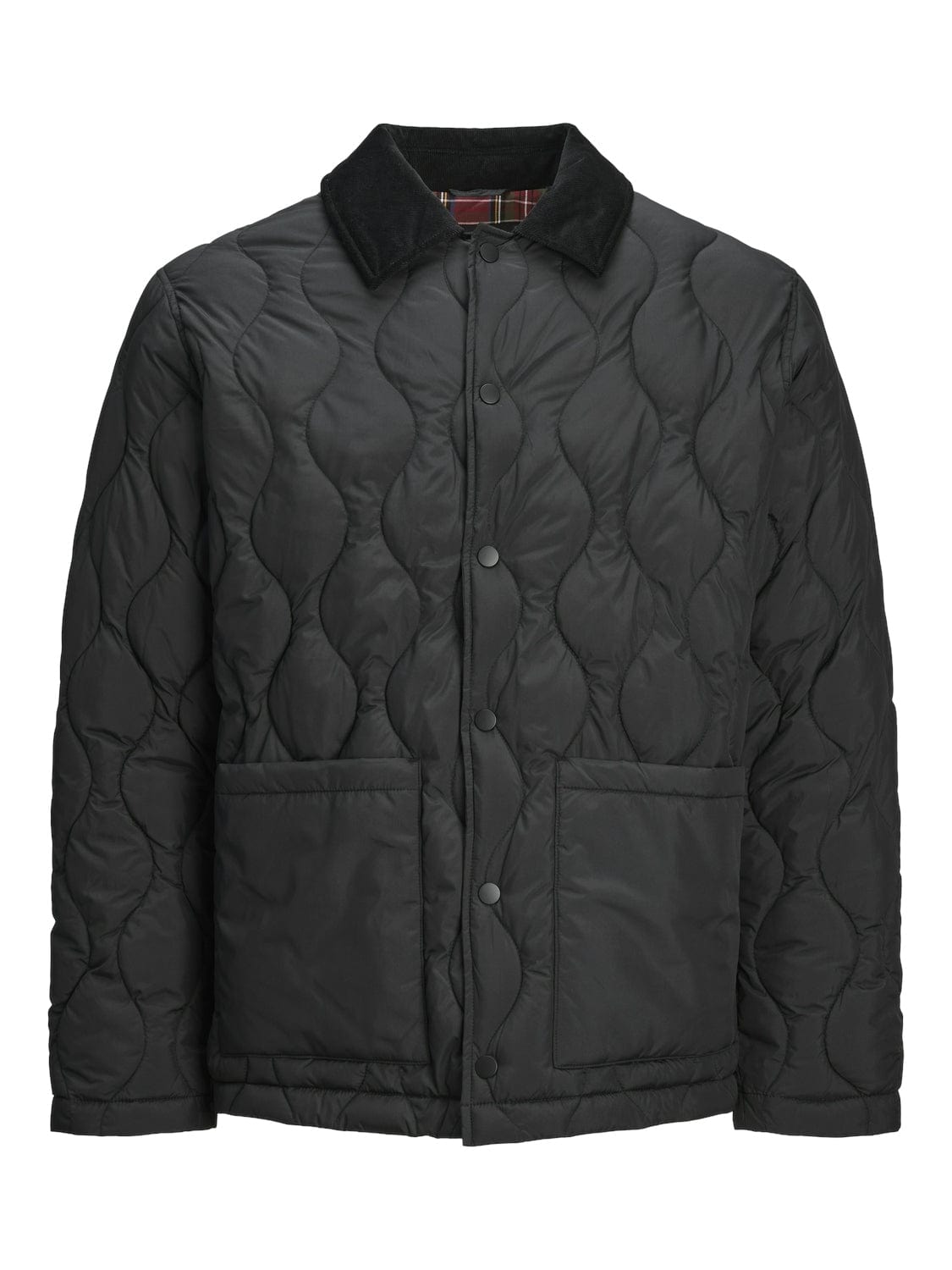 JACK JONES m jackets Black / S Caleb Quilted Jacket