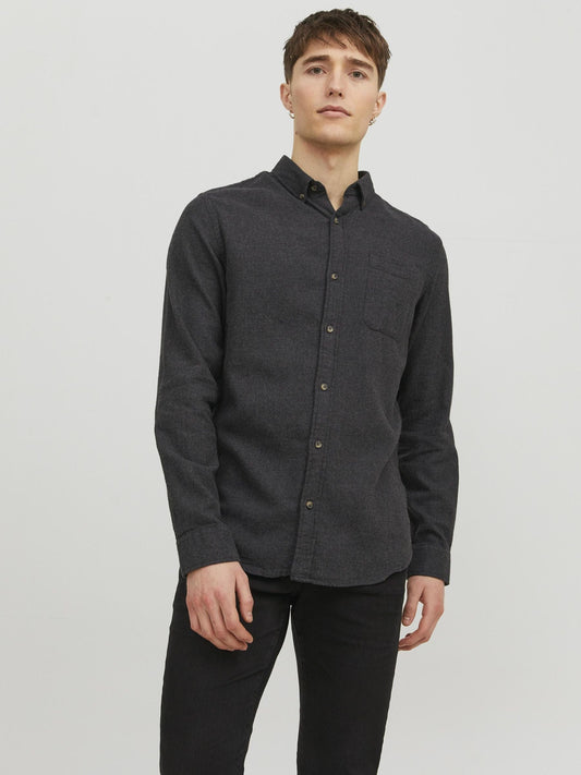 JACK JONES m tops Classic Melange Longsleeve Shirt