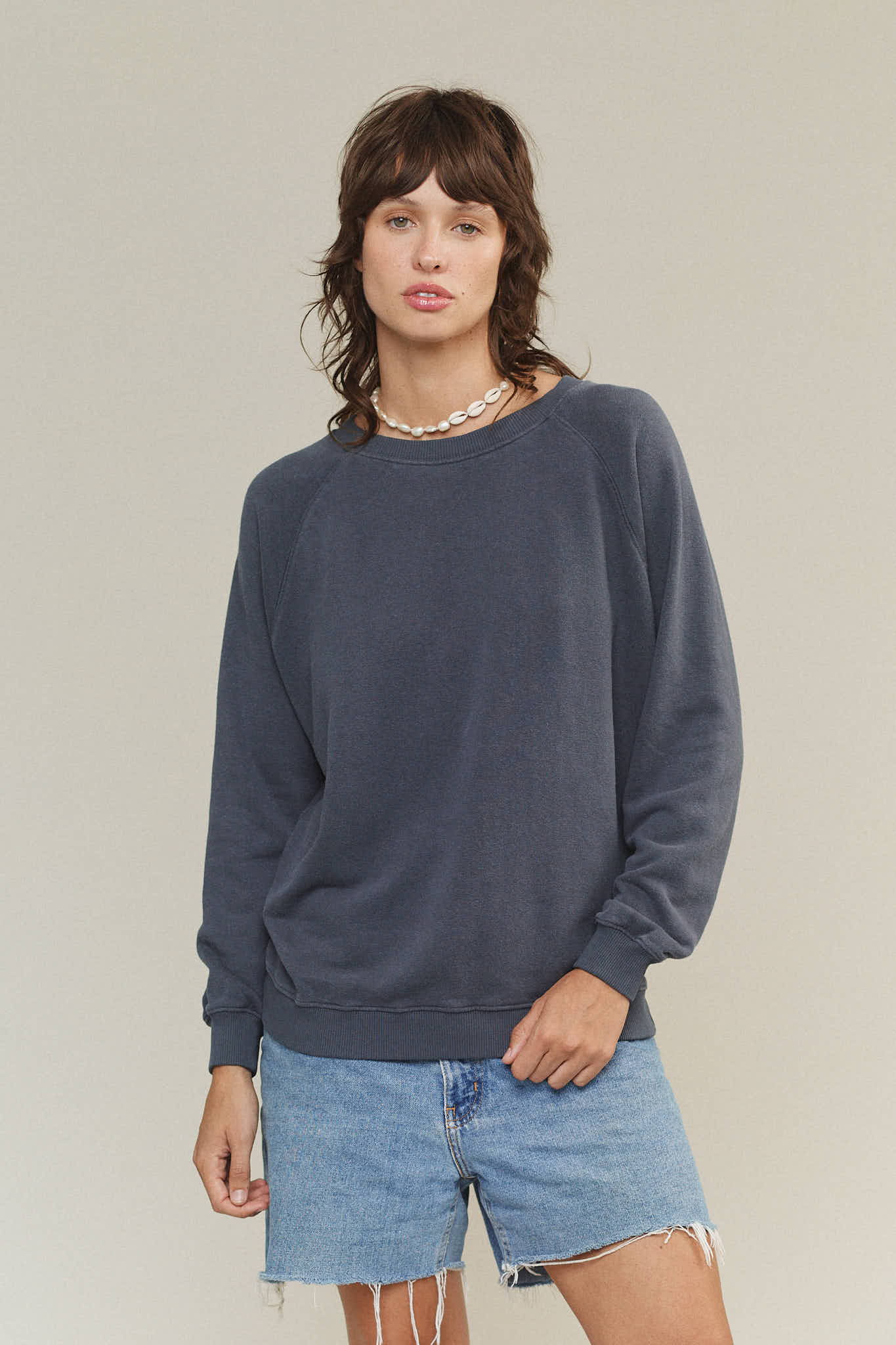 JUNGMAVEN Sweater Bonfire Raglan Hemp Sweatshirt