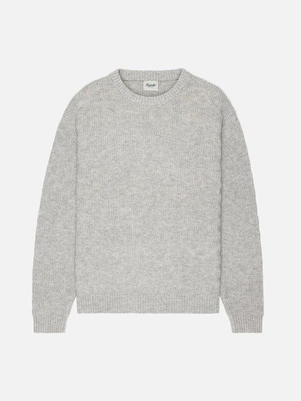 KUWALLA M SWEATERS Basketweave Crew