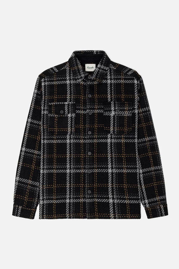 KUWALLA OUTERWEAR Black / S Heavyweight Plaid Shirt