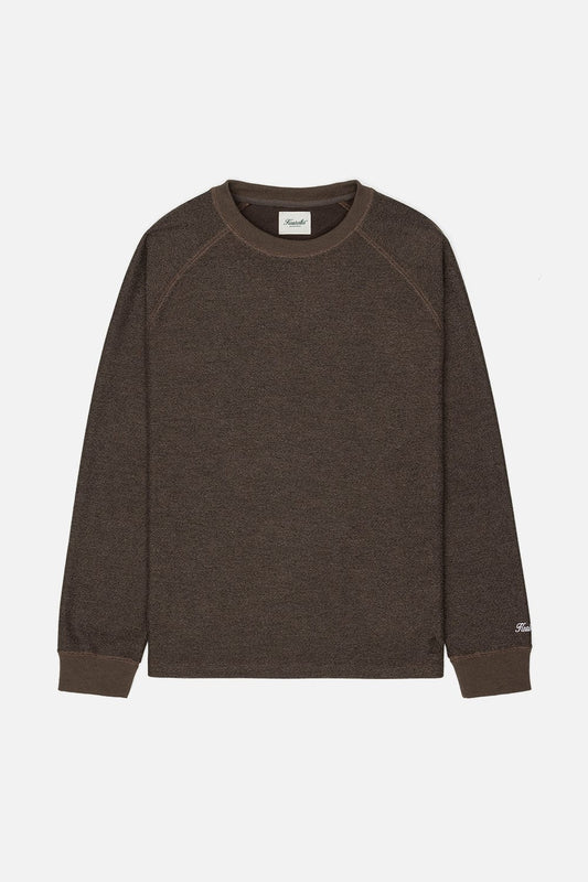 KUWALLA M TOPS Brown / S Marled Thermal