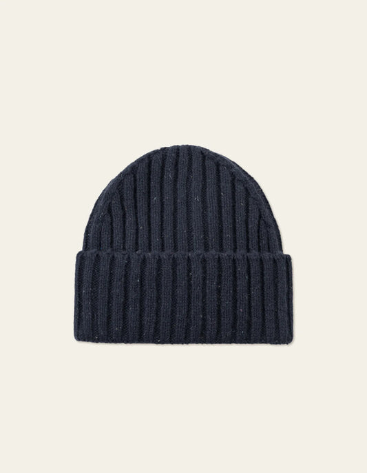 Wells Fleck Wool Rib Beanie