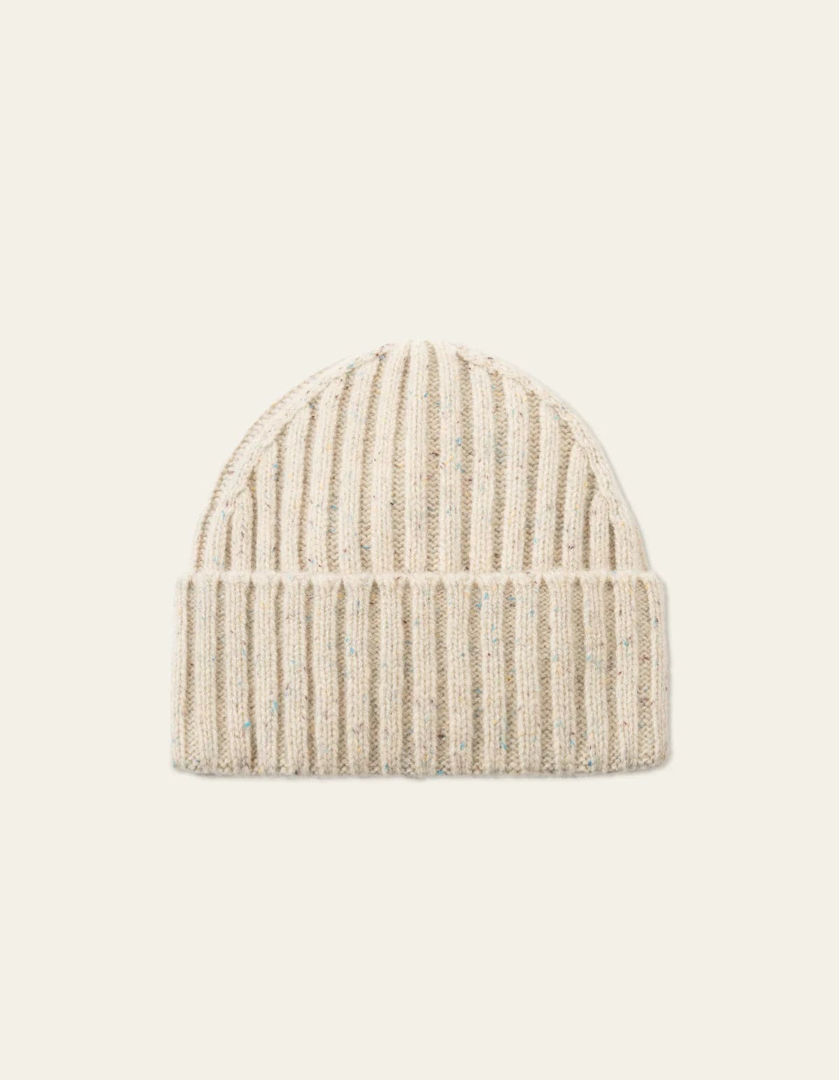 Wells Fleck Wool Rib Beanie