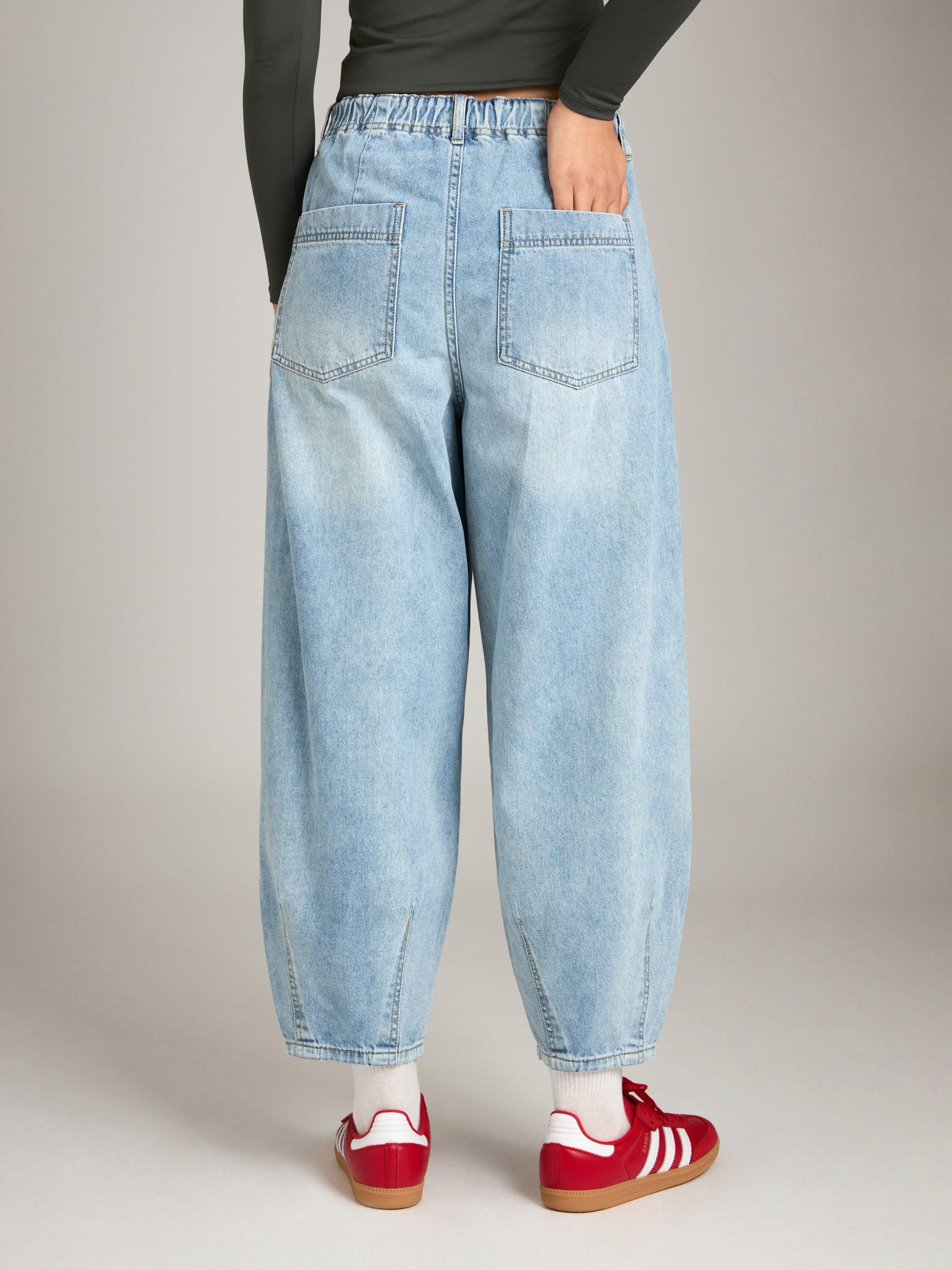 LOVEFINN DENIM Loose Denim Pants