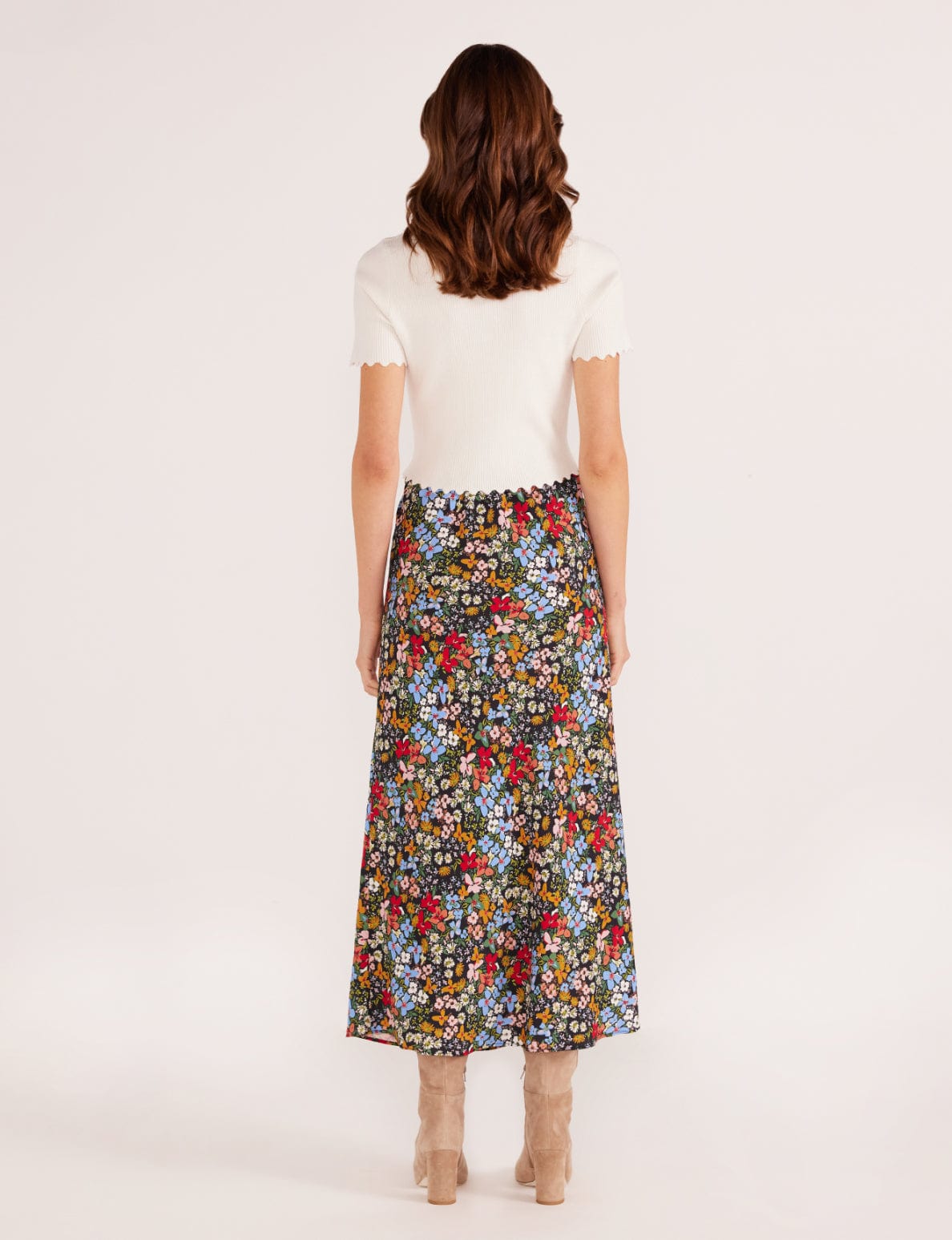 BOTTOMS - Minkpink - Josie Bias Midi Skirt - PLENTY